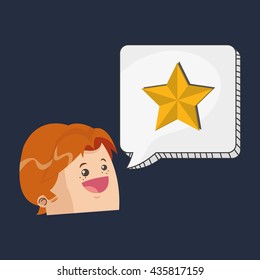 Success design. Winner icon. Flat illustration, vector graphic