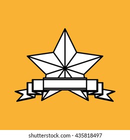 Success design. Winner icon. Flat illustration, vector graphic