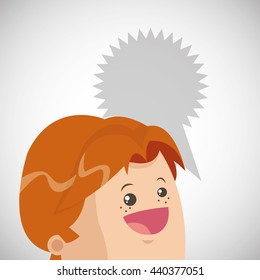 Success design. Winner icon. Flat illustration, vector graphic