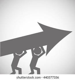 Success design. Winner icon. Flat illustration, vector graphic