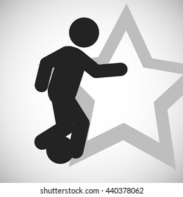 Success design. Winner icon. Flat illustration, vector graphic