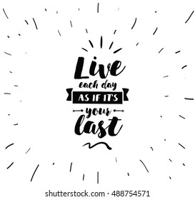 Success doesn't come to you, you go to it. Inspirational quote, motivation. Typography for poster, invitation, greeting card or t-shirt. Vector lettering design. Text background