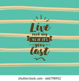 Success doesn't come to you, you go to it. Inspirational quote, motivation. Typography for poster, invitation, greeting card or t-shirt. Vector lettering design. Text background