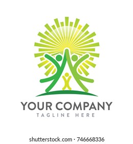 Success Family Logo Template