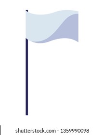 success flag isolated icon