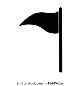 success flag isolated icon