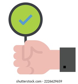 vector de icono plano de éxito Ilustración, icono de negocio