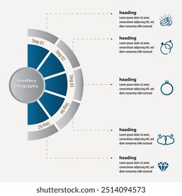 success, flow, data, 5, process, modern, idea, step, timeline, marketing, vector, line, graph, plan, ring, icons, jewellery, 5 steps, steps 4, information, template, info, chart, infographic, layout,