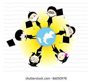 success of the graduation on the earth