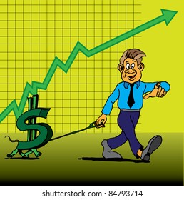 Success graphic. Vector Illustration