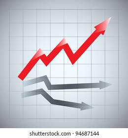 Success graphic. Vector Illustration