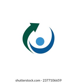 Success growth design template logo