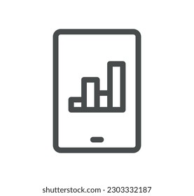 Success and growth related icon outline and linear vector.