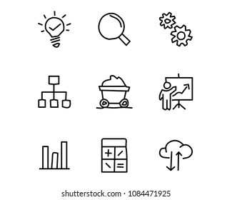 success hand drawn icon set design illustration, hand drawn style design, designed web and app