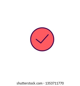 Success icon design. Essential icon vector illustration