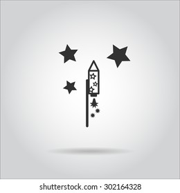 success icon , firework 