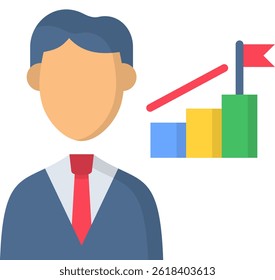 Success Icon Flat Vector Illustration