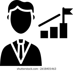 Success Icon Glyph Vector Illustration