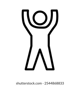 Vector de esquema de icono de éxito para Web ui