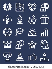 Success icon set