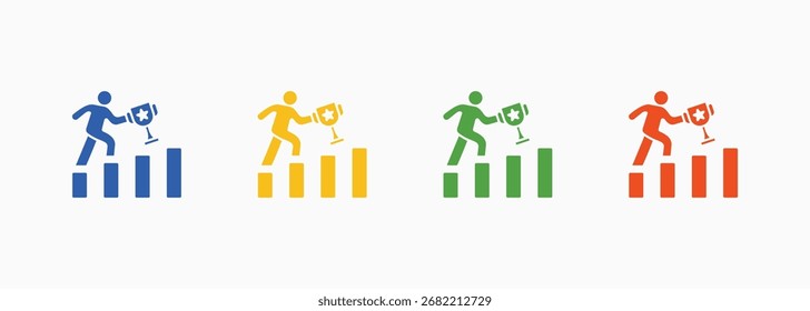 Success Icon Set Color Multiple Style Collection