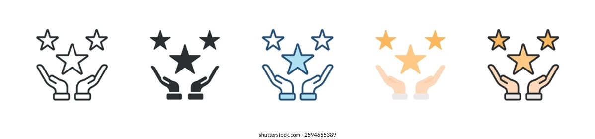 Success Icon Set Multiple Style Collection