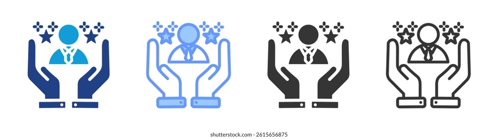 Success icon set multiple style collection