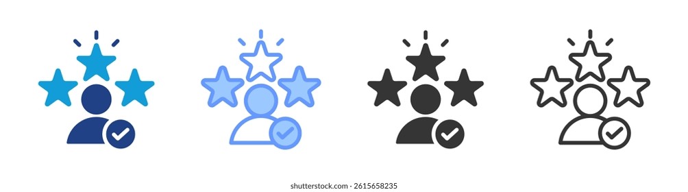 Success icon set multiple style collection