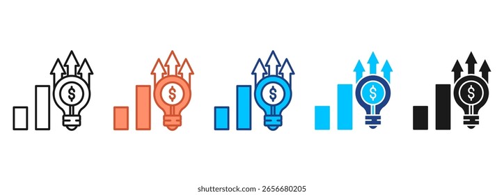 Ícone de Sucesso Definir Coleção de Vários Estilos