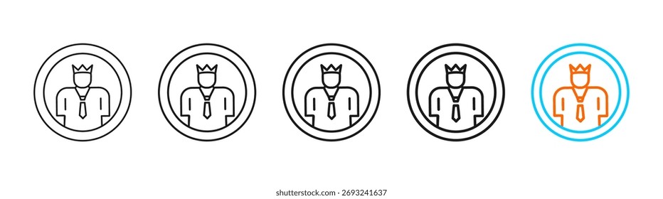 Success icon set multiple style collection