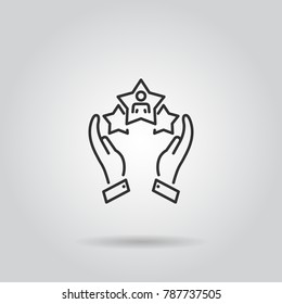 success icon set vector illustration
