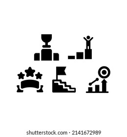 Success Icon Set Vector Symbol Design Illustration