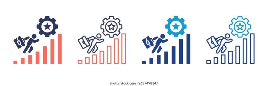 Success icon sheet multiple style collection