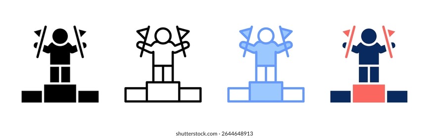 Success icon sheet multiple style collection