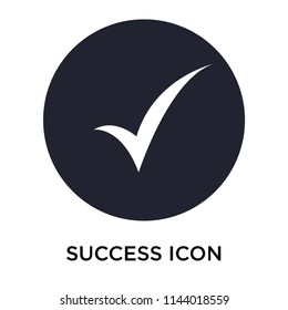 Success icon vector isolated on white background for your web and mobile app design, Success logo concept
