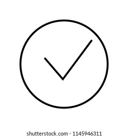 Success icon vector icon. Simple element illustration. Success symbol design. Can be used for web and mobile.