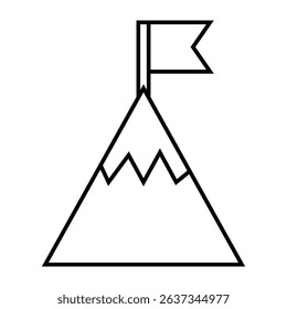 Success icon vector. Successful business illustration sign. Winner symbol. strategy logo.