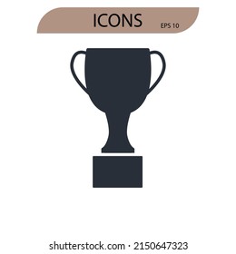success icons  symbol vector elements for infographic web