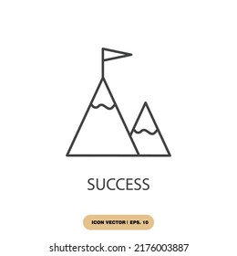 success icons  symbol vector elements for infographic web