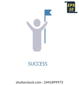 success icons  symbol vector elements for infographic web