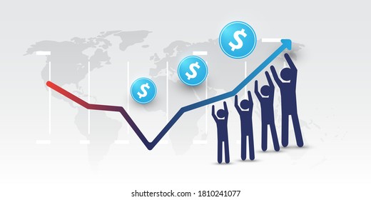 Success - Join Forces for the Economic Growth - The Hard Work Ahead to Restore the Global Economy to the Normal State - Design Concept