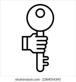 success key, Success and Growth Editable Icon
