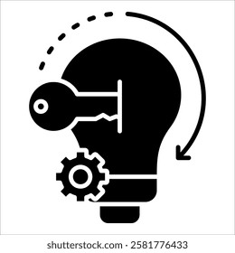 Success Key Icon Element For Design