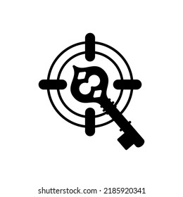 Success Key Icon In Vector. Logotype