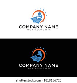 Success Leadership and Education Book Logo Vector