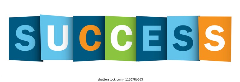 SUCCESS letters banner