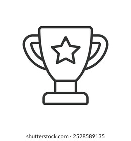 Success, in line design. Success, achievement, goal, victory, progress, motivation, accomplishment on white background vector. Success, in line design editable stroke icon