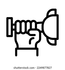 gráfico vectorial de icono de línea de éxito