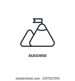 success line icon. linear style sign for mobile concept and web design. Outline vector icon. Symbol, logo illustration. Vector graphics