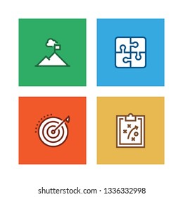 SUCCESS LINE ICON SET